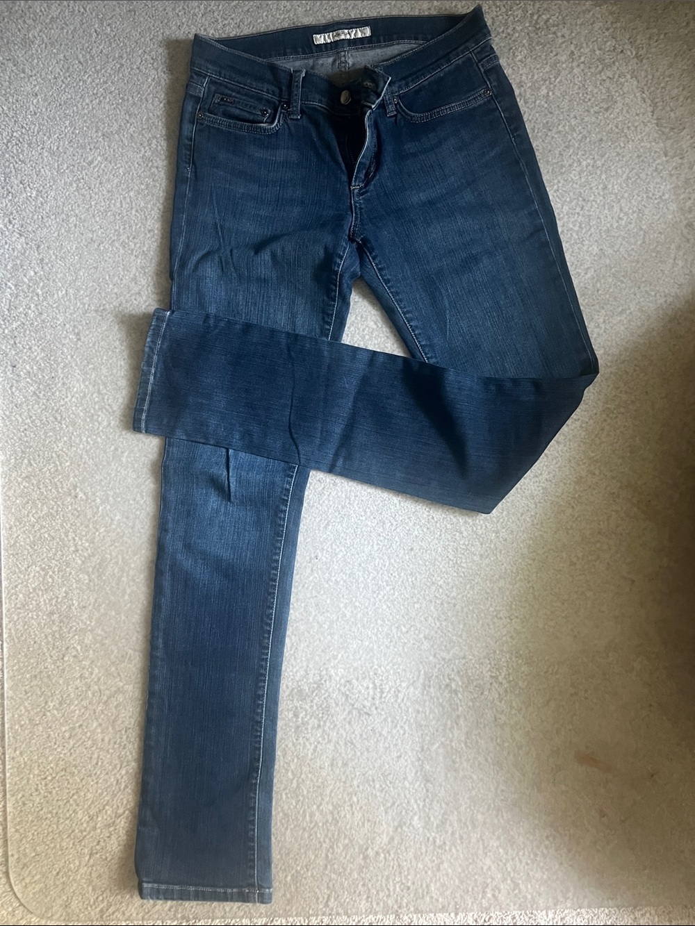 Joe’s jeans - fit: cigarette Dark Blue Skinny Jeans size 28